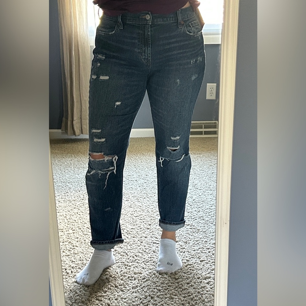 Old Navy mid rise boyfriend jeans